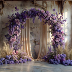 Floral Vibes in Purple – Backdrops for Trendy Photo Shoots