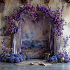 Purple Petal Backdrops – Perfect for Fashion & Beauty Shoots