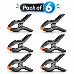Heavy-Duty Backdrop Clamps – Pack of 6