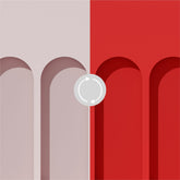 Red & Light Pink Wall Photography Board
