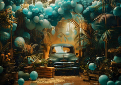 Baby Safari Adventure Backdrop for Cake Smash