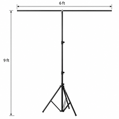 Premium 6x9FT Backdrop Stand