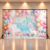 Shop Magical Unicorn Photo Backdrop for Children