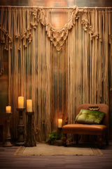 Elegant Boho Backdrop for Fashion & Maternity Shoots