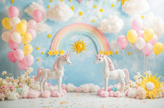 Unicorn Fantasy Photo Background for Kids