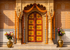 Traditional Indian Door Backdrop