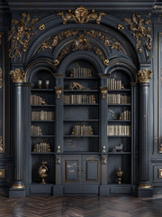 Black & Gold Luxury Makeup Artist Backdrop