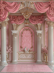 Makeup Artist Photo Backdrops in Luxury Pink