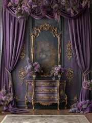 Majestic Purple Backdrop for Fashion Photography