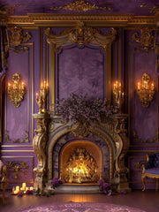 Vibrant Purple Luxury Backdrop for Dynamic Shoots