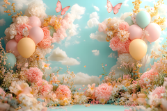 Premium Cake Smash Backdrop for  Birthday Shoots