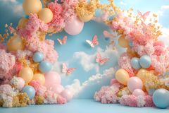 Adorable Cake Smash Background for Baby Birthday Sessions