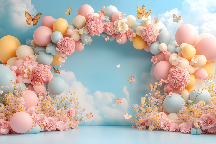 Baby Birthday Photo Shoot Backdrop – Cake Smash Ready