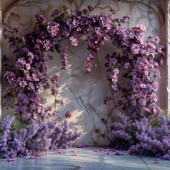 Soft Purple Floral Backdrops for Creative Photography