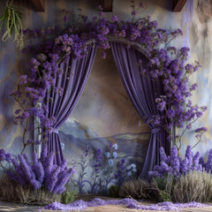 Bold & Beautiful Purple Backdrops for Model Photography