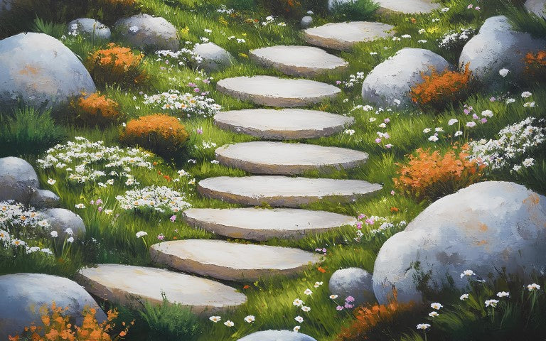 Grass & Stones Floor Drop