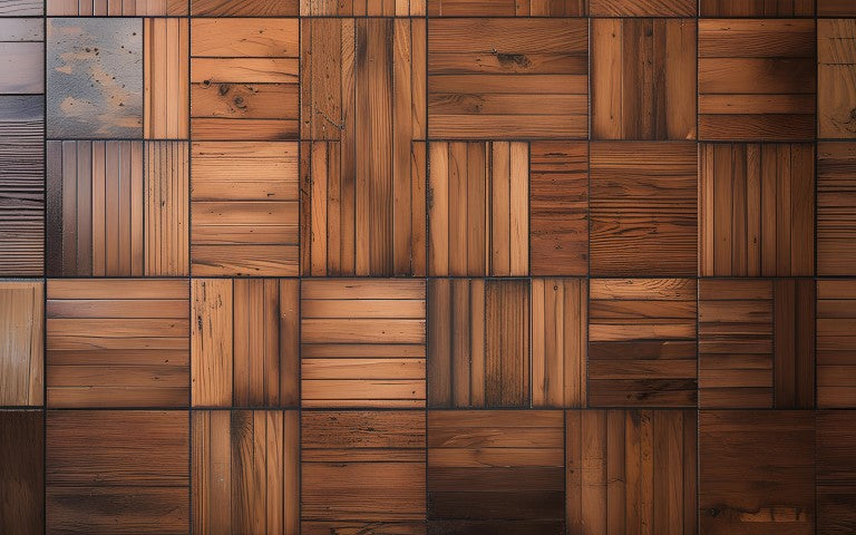 Wooden Bricks Floor Drop