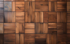 Wooden Bricks Floor Drop
