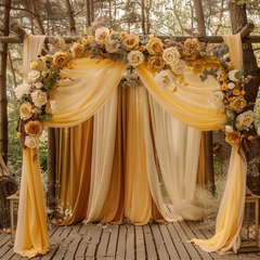 Beautiful Floral Backdrop For Event & Birthday Parties
