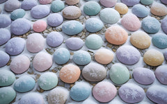 Multicolor Stones Floor Drop