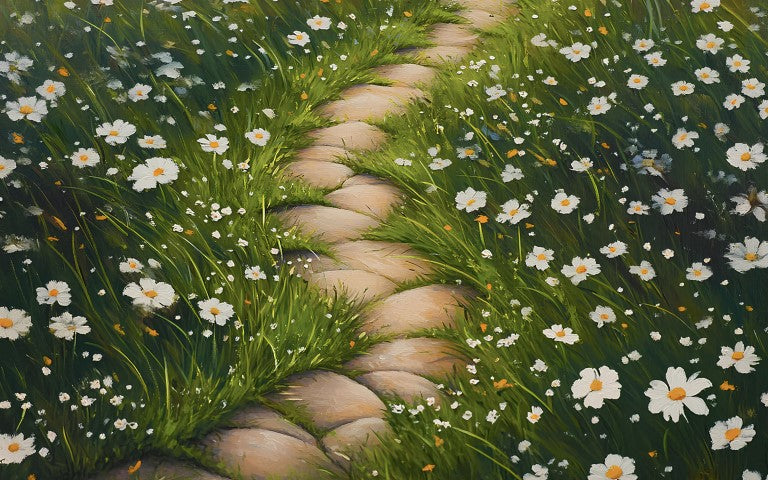 Beautiful Grass Floor Drop
