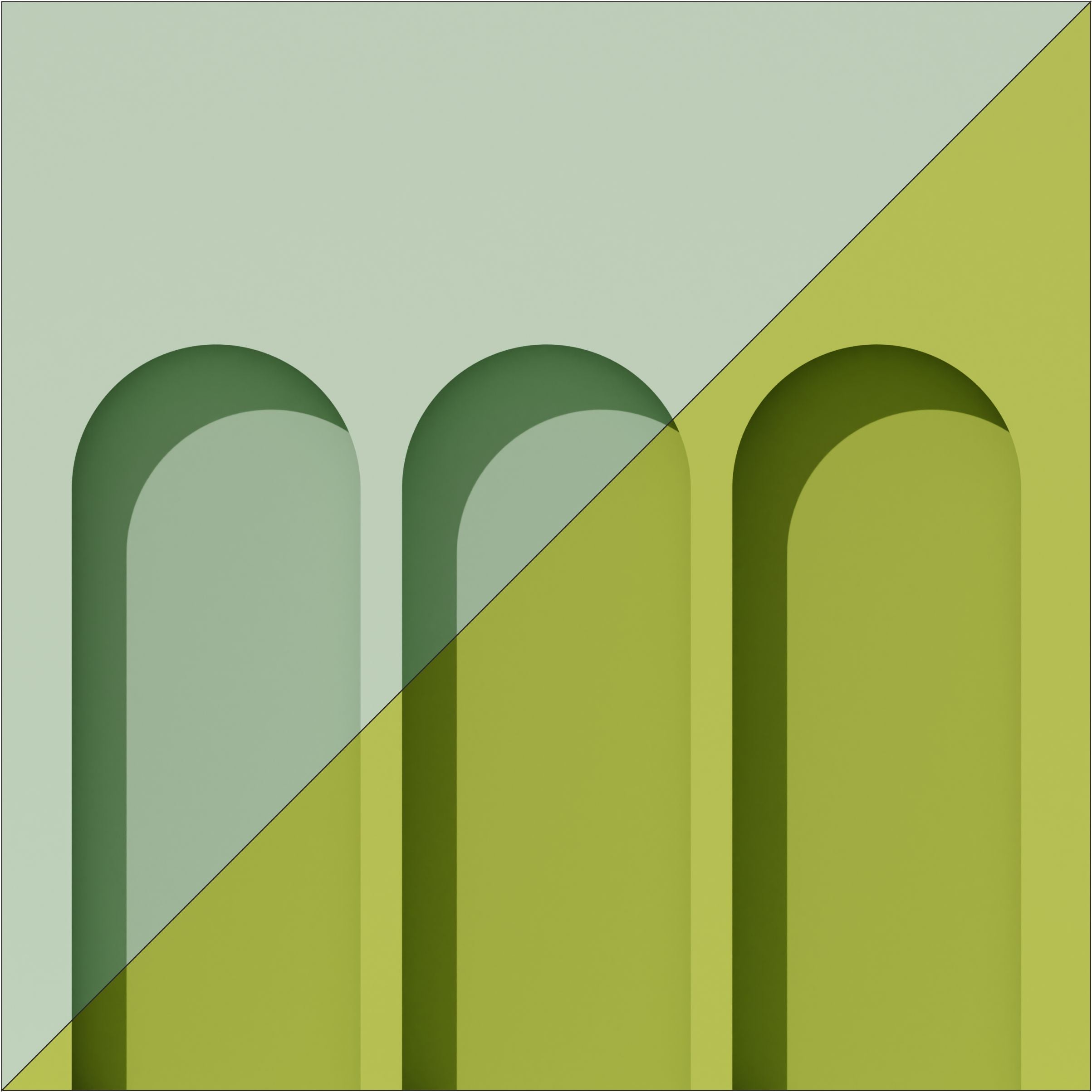 Green Wall Photography Board