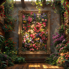Berry Bloom Delight Floral Backdrop