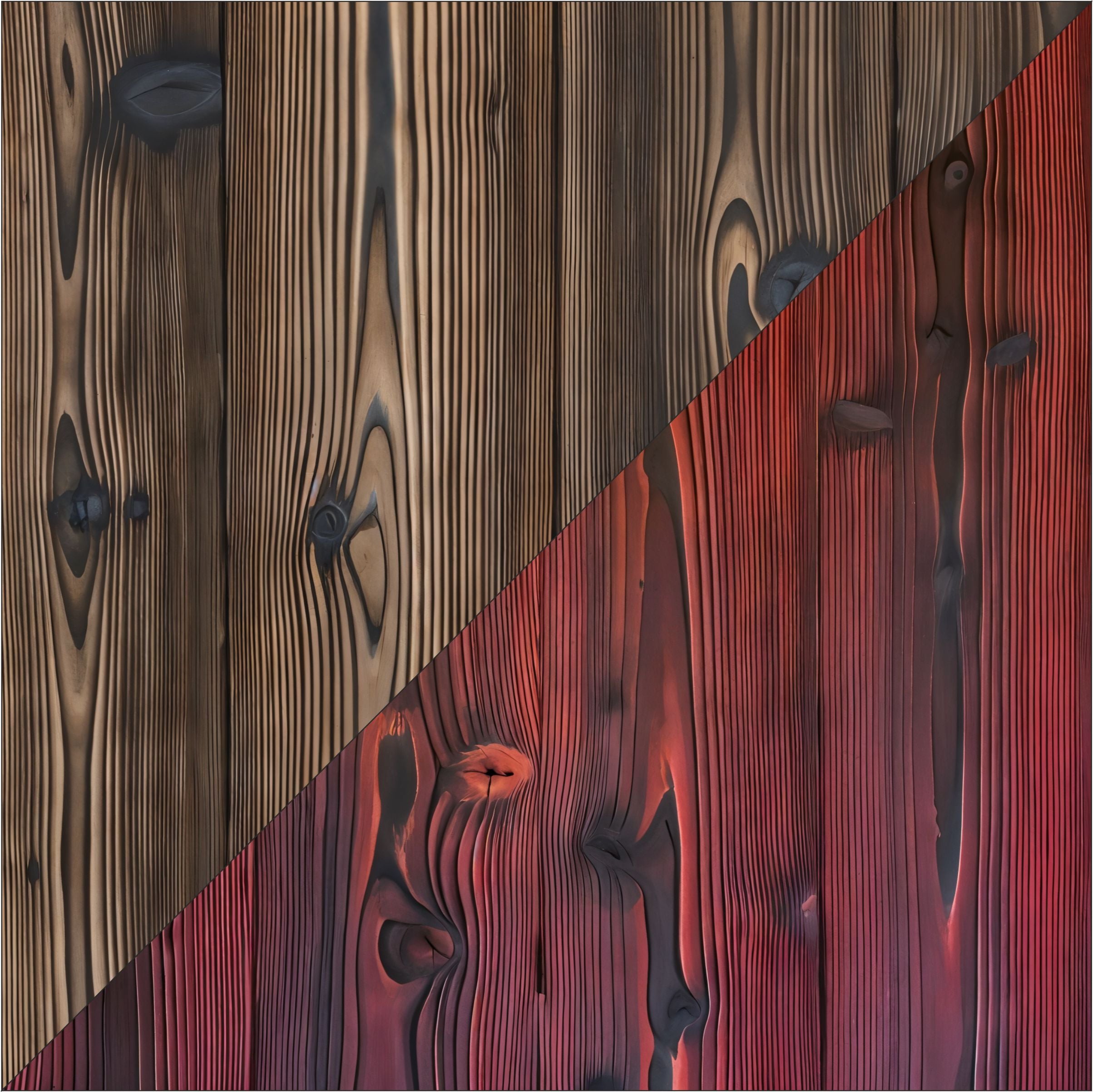 Red & Brown Wooden Photography Board
