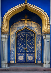 Blue Door Backdrop For Maternity & Model Shoot