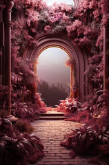 Premium Pink Floral Photography Backdrop for Professional Studios