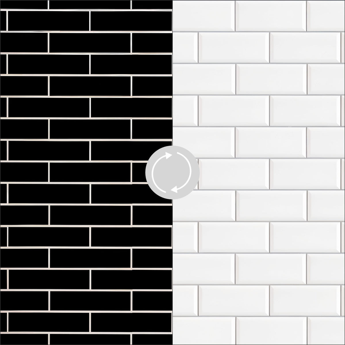 White & Black Tile Photography Board