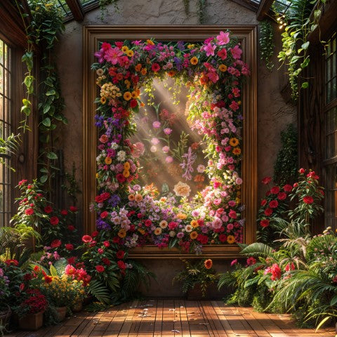 Flower Wall Backdrop for Studio Photography