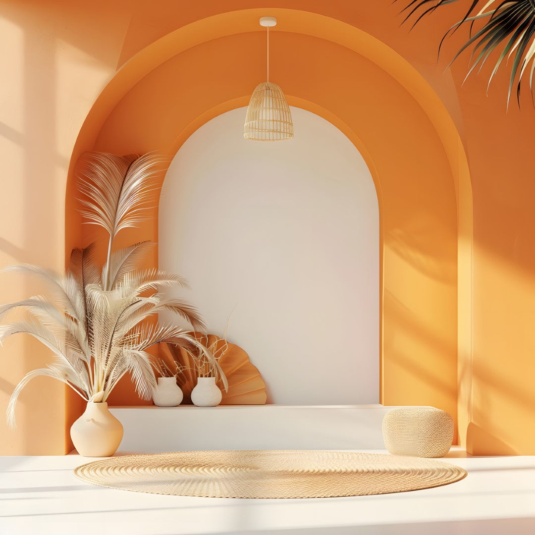 Orange Boho Backdrops for Model & Maternity Shoots