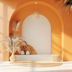 Orange Boho Backdrops for Model & Maternity Shoots