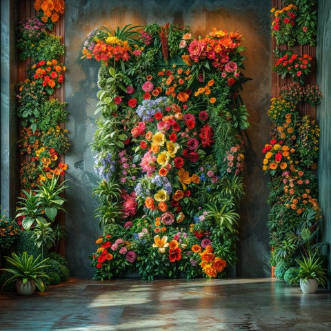 Natural Floral Backdrop for Portrait Shoots