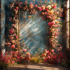 Bright Floral Background for Fashion Shoots