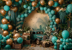 Safari Adventure Backdrop – Jungle Theme for Kids Parties & Photoshoots
