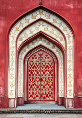 Luxury Red Door Backdrop For Maternity & Model Shoot