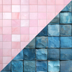 Pink & Blue Tile Photography Board