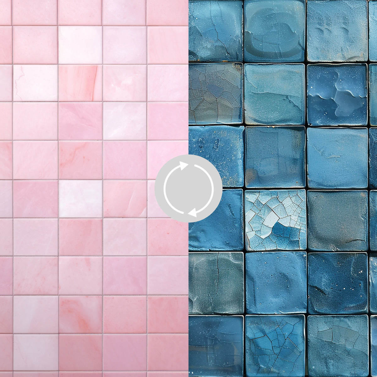 Pink & Blue Tile Photography Board