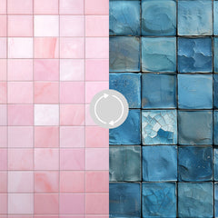 Pink & Blue Tile Photography Board