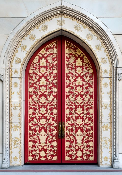 Red Door Backdrop For Maternity & Model Shoot