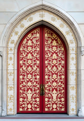 Red Door Backdrop For Maternity & Model Shoot