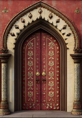 Red Door Backdrop For Maternity & Model Shoot