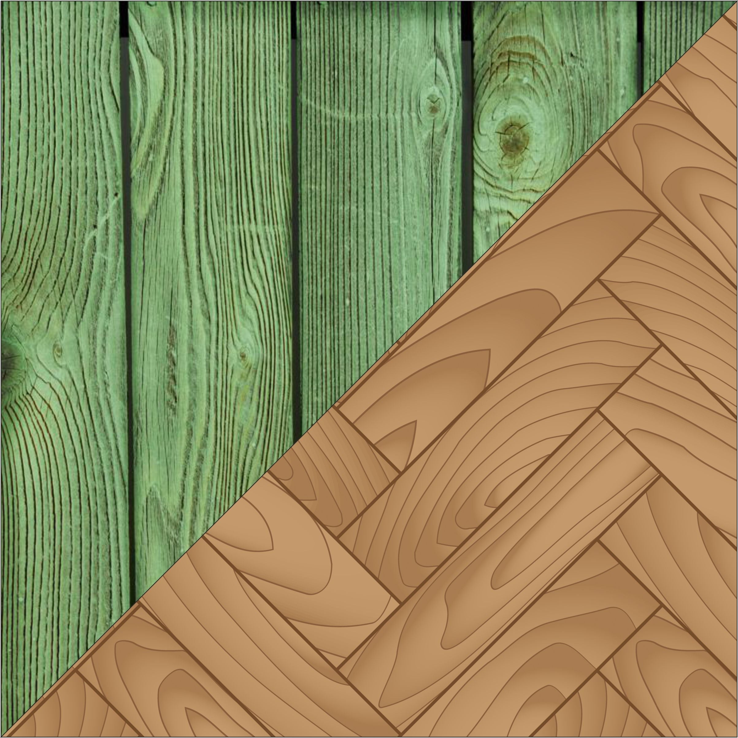 Green & Light Brown Finish Photography Board