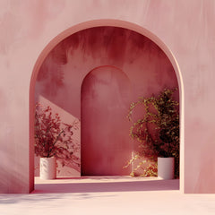 Elegant Pink Boho Backdrops for Professional Shoots