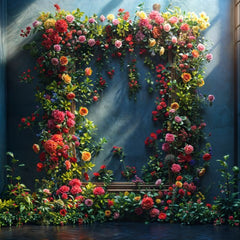 Studio Blue Floral Backdrop for All Occasions