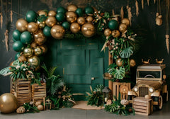 Wild One Safari Theme Birthday Backdrop