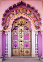 Basic Purple Door Backdrop For Maternity & Model Shoot