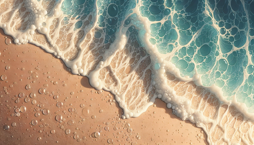 Beautiful Beach View Floor Drop